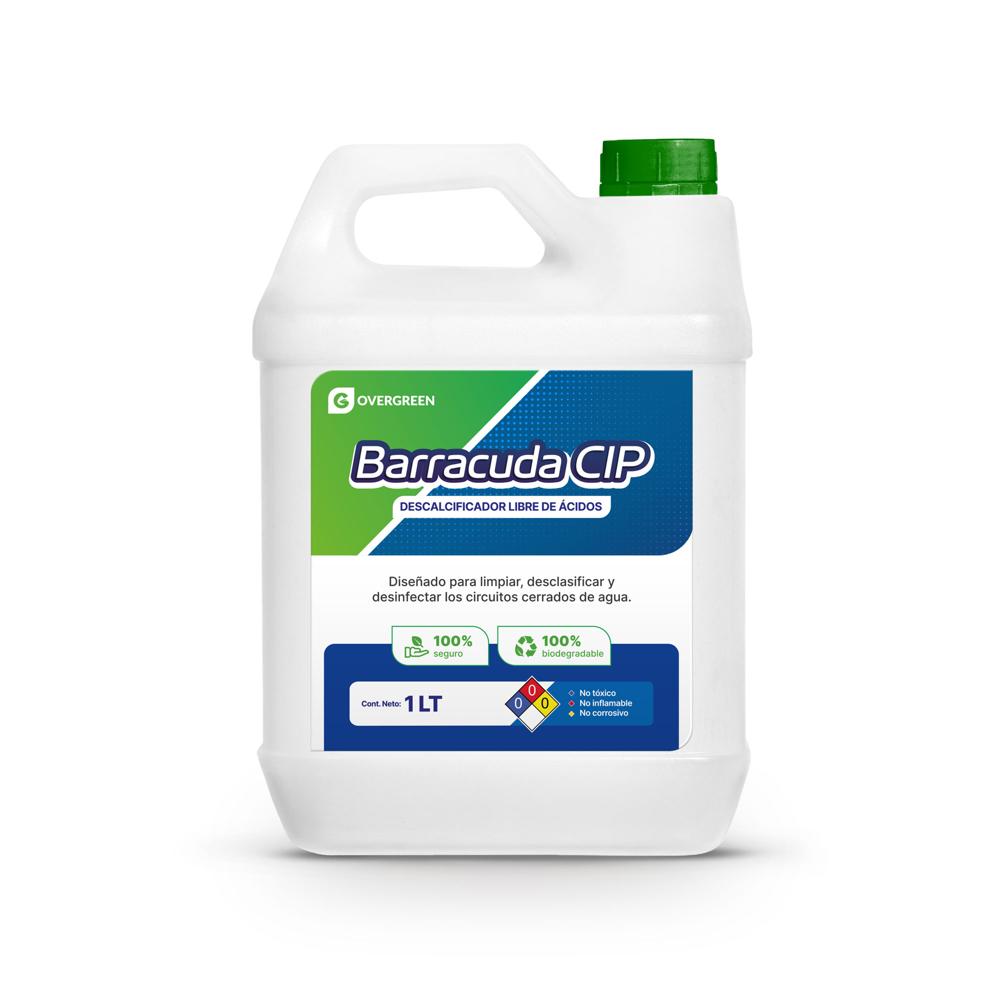BARRACUDA CIP - PRESENTACION 1 LT - DESCALCIFICADOR LIBRE DE ACIDOS