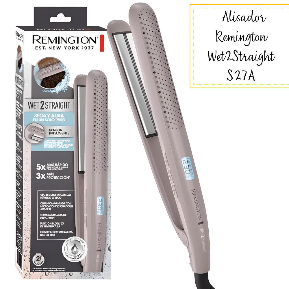 Plancha Alisadora Remington Wet2 Straight - S27A
