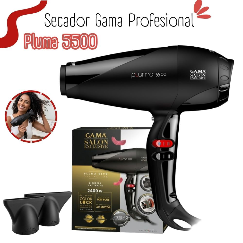 Secadora Gama Profesional 5500 Pluma Oxy-Active..