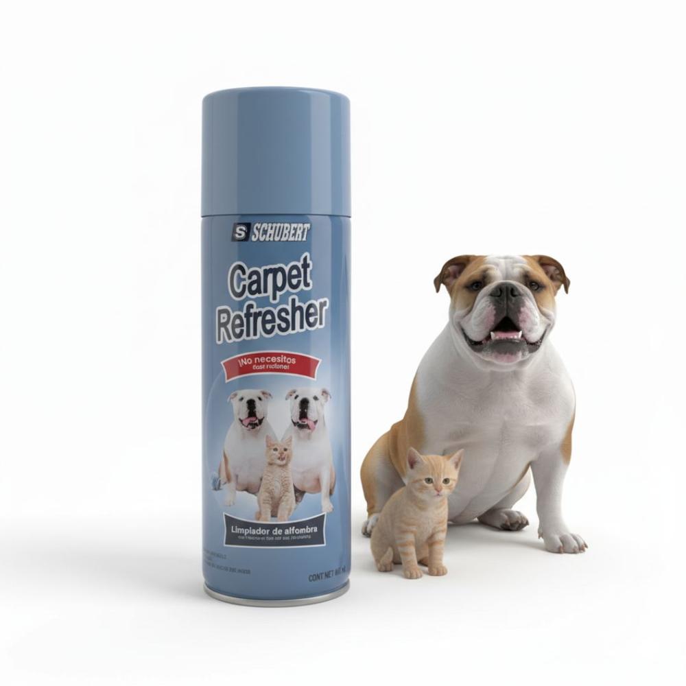 Limpiador de Alfombras Schubert 450ml en Spray Neutralizador de Olores Mascotas