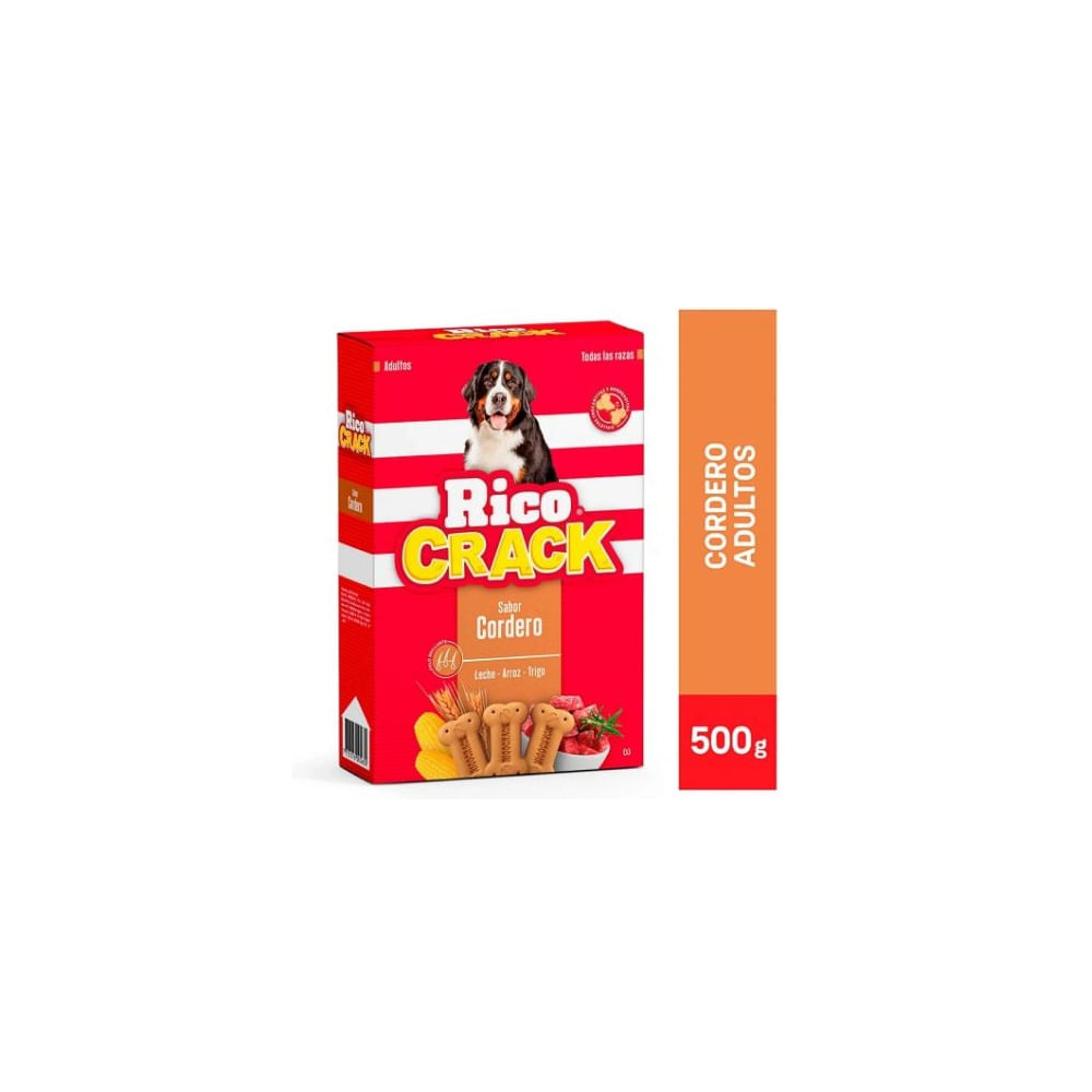 Ricocrack Sabor Cordero - Snack Crocante para Perros Adultos - 200gr Ricocrack Sabor Cordero - Snack Crocante para Perros Adultos - 200gr