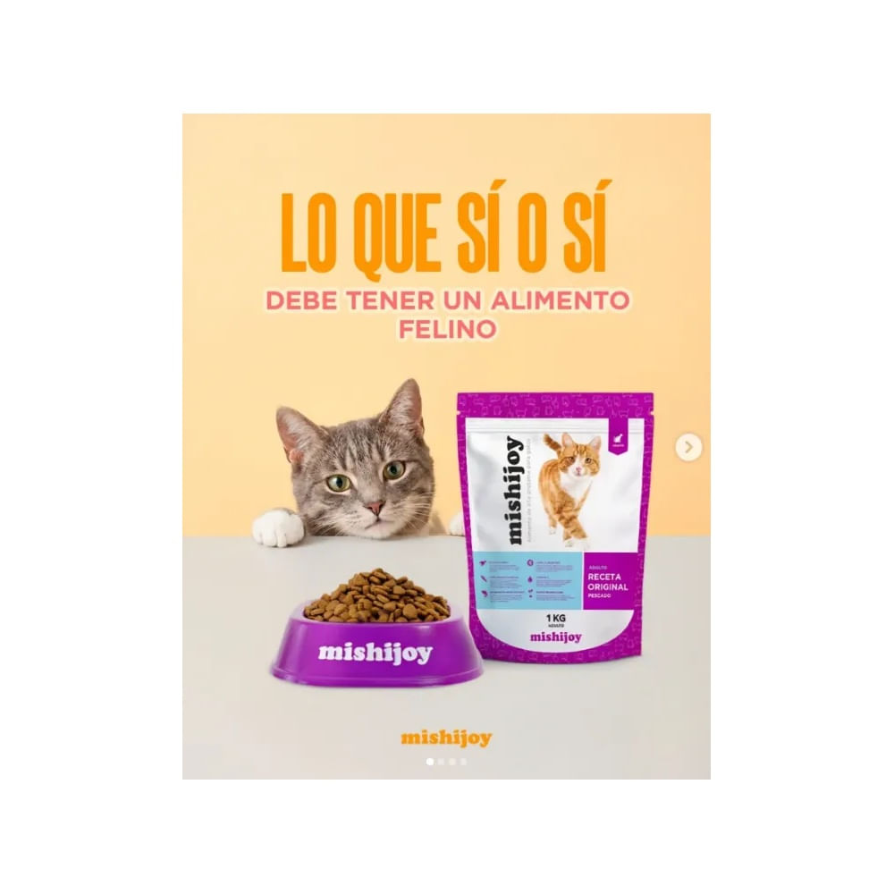 MishiJoy Alimento para Gatos 1Kg Ingredientes Naturales MishiJoy Alimento para Gatos 1Kg Ingredientes Naturales