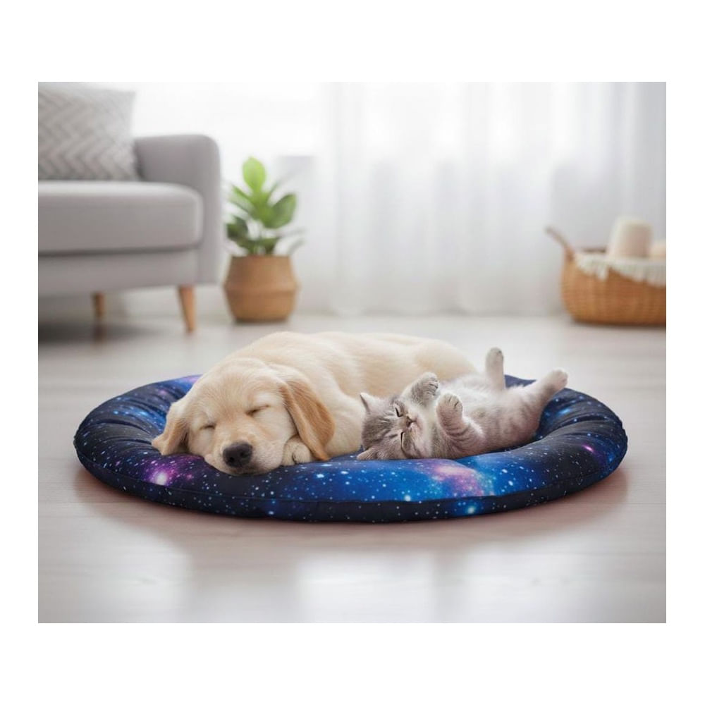 Manta Refrigerante Acolchada para Mascotas – 65 cm - GALAXIA Celeste Manta Refrigerante Acolchada para Mascotas – 65 cm - GALAXIA Celeste