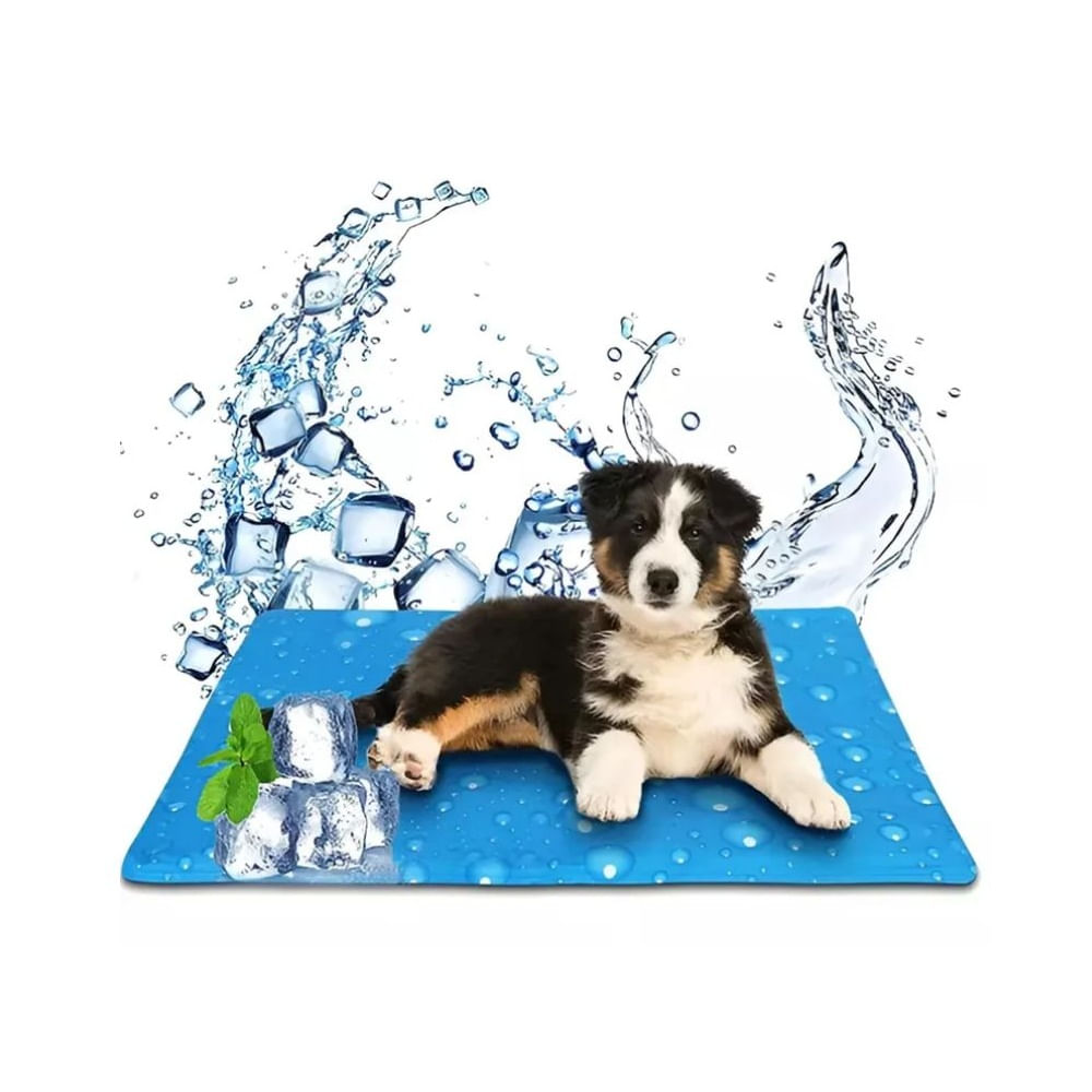 MANTA REFRIGERANTE PARA PERROS Y GATOS - TALLA MD (65 * 50 CM) - BURBUJAS Celeste MANTA REFRIGERANTE PARA PERROS Y GATOS - TALLA MD (65 * 50 CM) - BURBUJAS Celeste