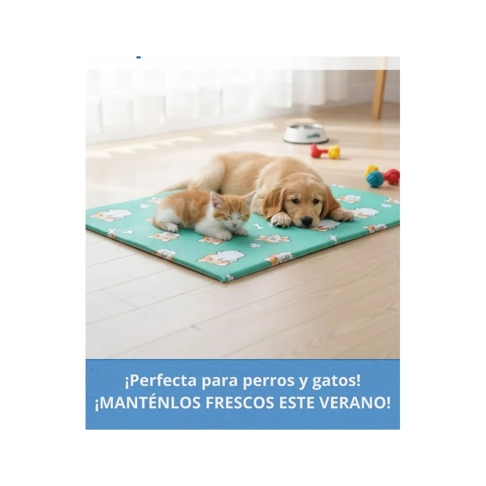 MANTA REFRIGERANTE PARA PERROS Y GATOS - TALLA XL (96*81 CM) Verde MANTA REFRIGERANTE PARA PERROS Y GATOS - TALLA XL (96*81 CM) Verde