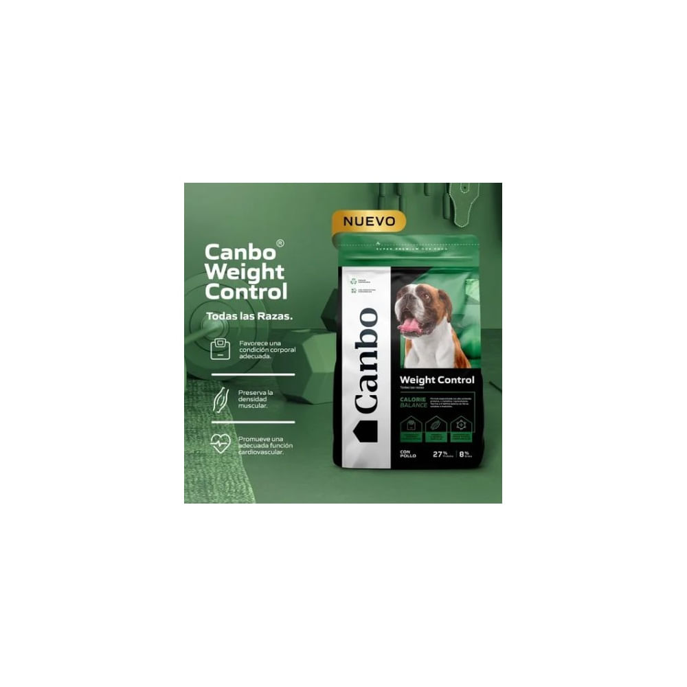 3Kg - Canbo Weight Control Alimento para Perros Control de Peso 3Kg - Canbo Weight Control Alimento para Perros Control de Peso