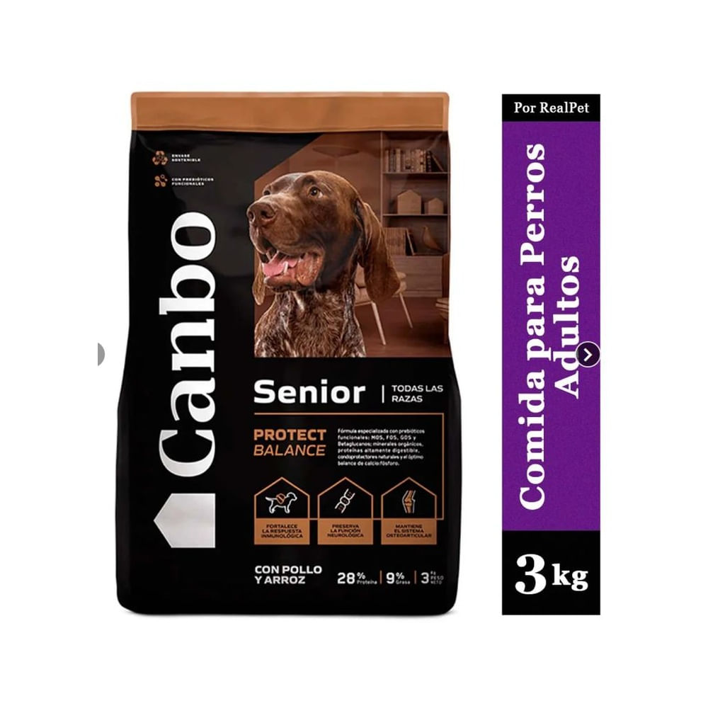 Canbo Senior 3Kg Pollo y Arroz Todas las Razas Canbo Senior 3Kg Pollo y Arroz Todas las Razas