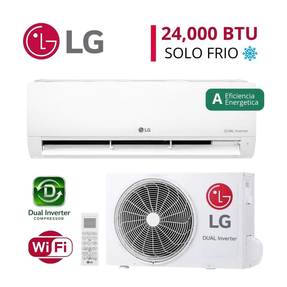 Aire Acondicionado LG SPLIT INVERTER 24,000 BTU - SOLO FRÍO