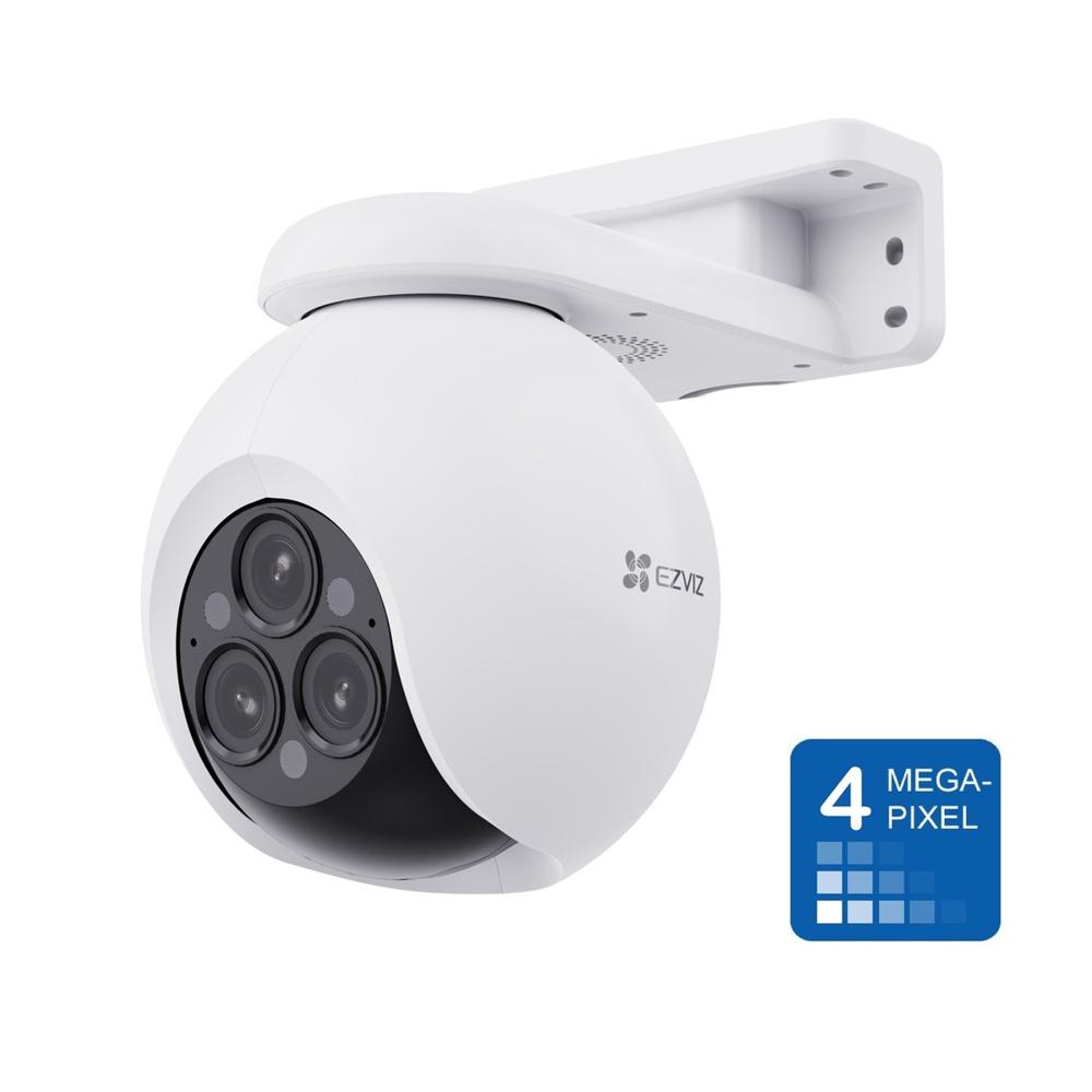 Cámara de Exterior Ezviz H80F Zoom 12X Triple Lente 4MP 2K