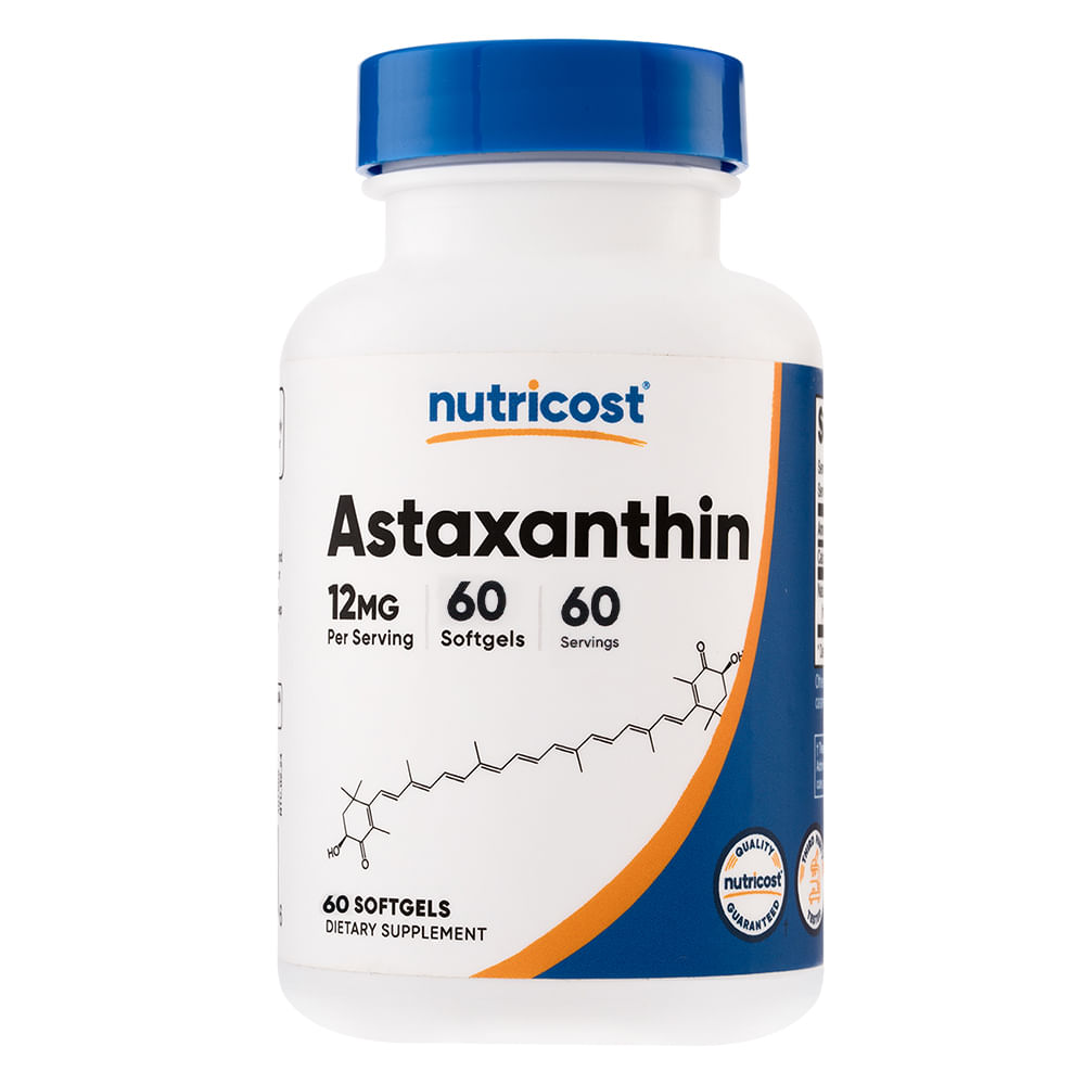 Astaxantina - Nutricost - 60 Softgels