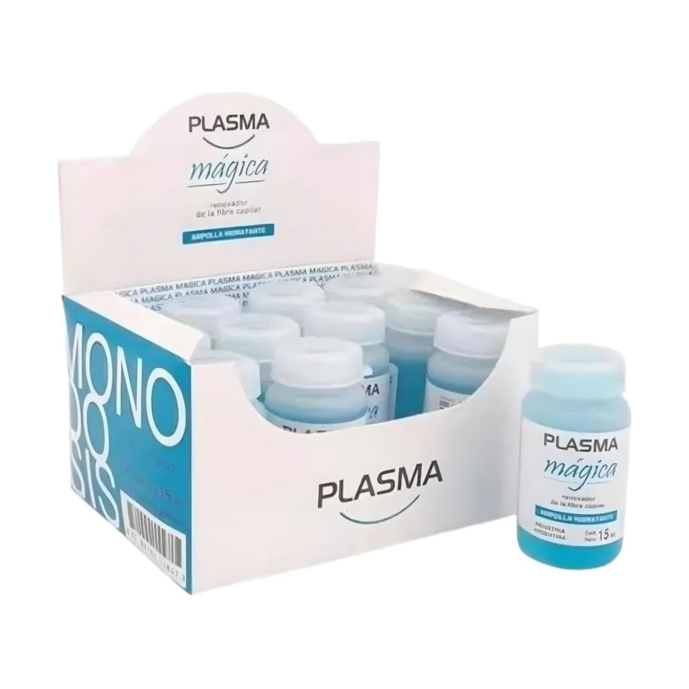 12 Ampollas Tratamiento Capilar Plasma Mágica 15ml