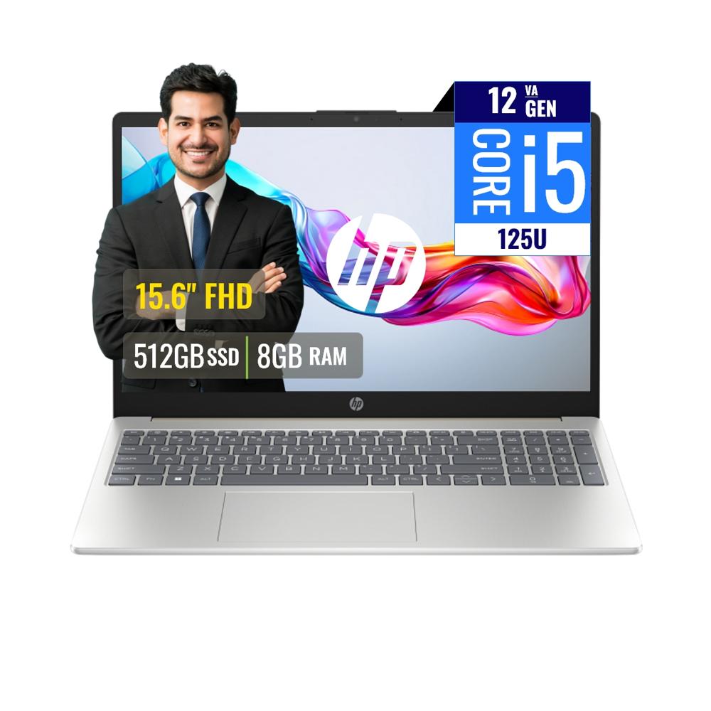 Laptop HP 15 FD0255LA Intel Core 5 125U 8GB RAM 512GB SSD 15.6 FHD FreeDOS B9TX3LA