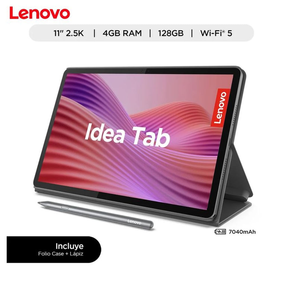 Tablet Lenovo Idea tab MediaTek Dimensity 6300 4GB 128GB 11"" 2.5K 90Hz
