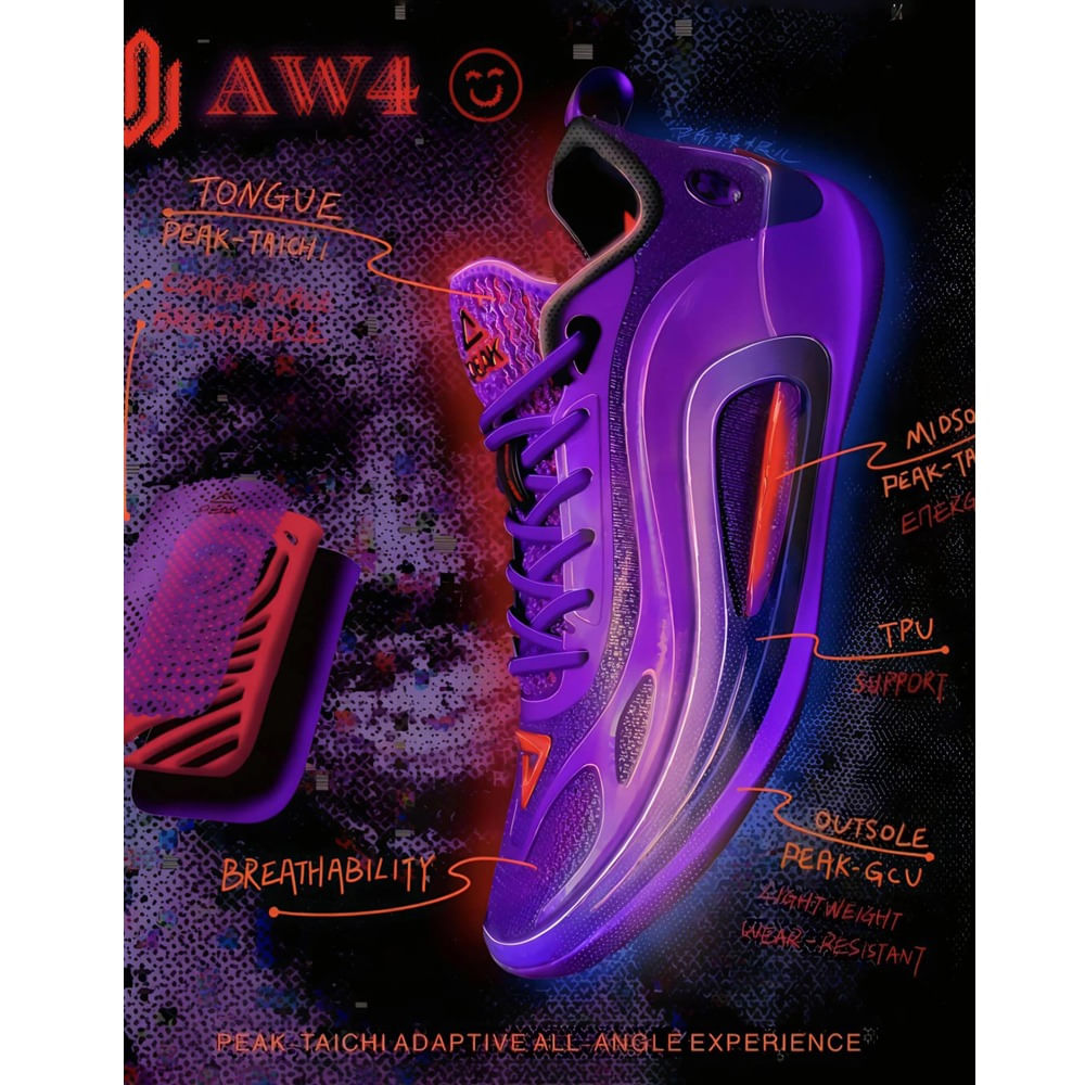 Zapatilla de basket Andrew Wiggins AW4 PURPLE