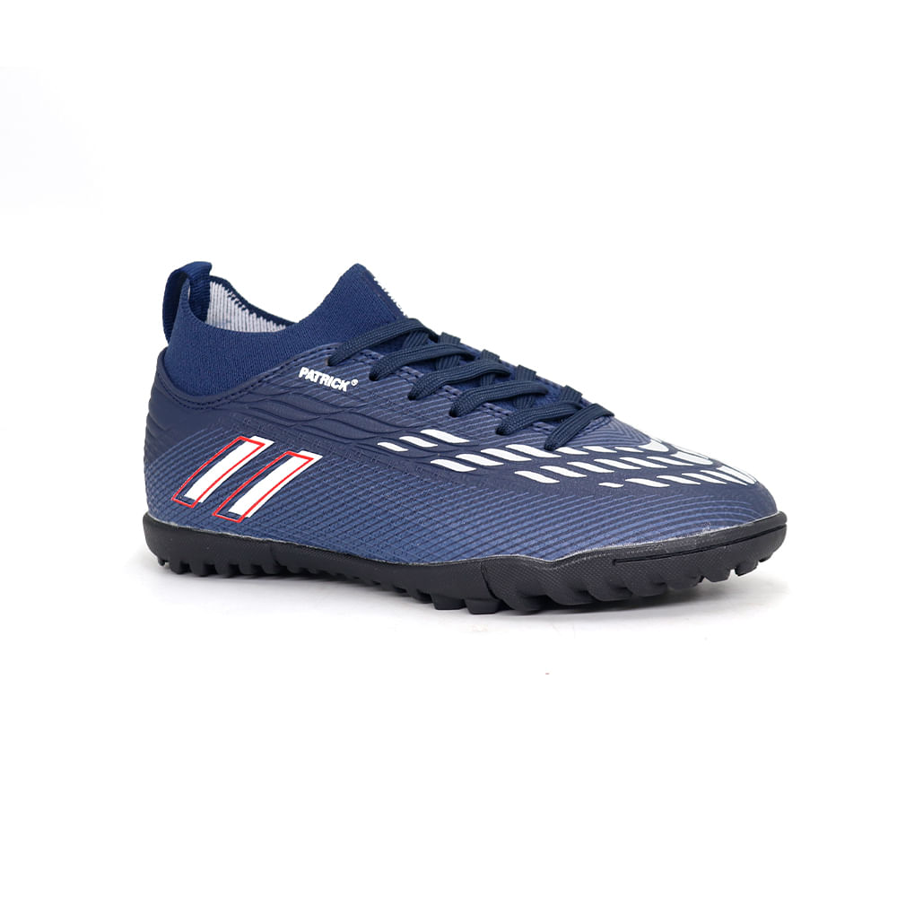 Zapatillas De Fútbol Niño PATRICK GIN/N26Q1 NAVY/WHITE/RED