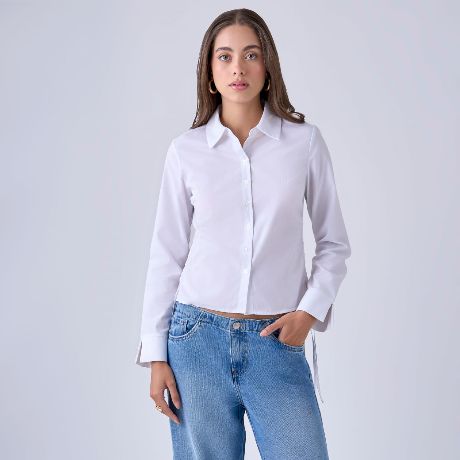 Blusa Mujer Lazo Hypnotic Manga Larga
