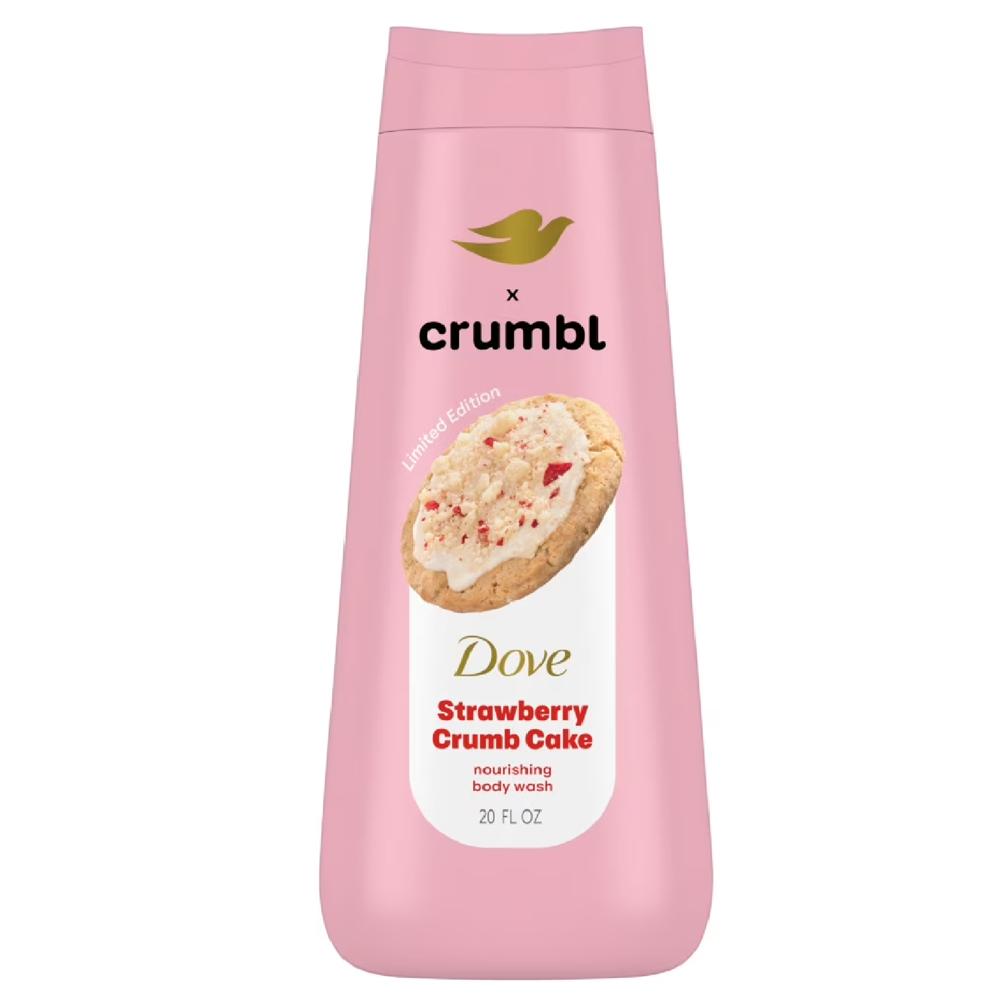 Dove x Crumbl Strawberry Crumb Cake Gel de Baño