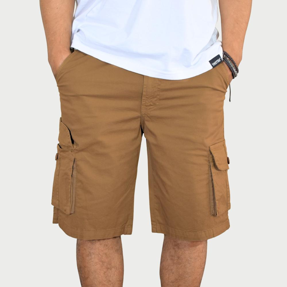 Short Cargo Hombre Drill Yonisters Clothing Fit Casual Stretch
