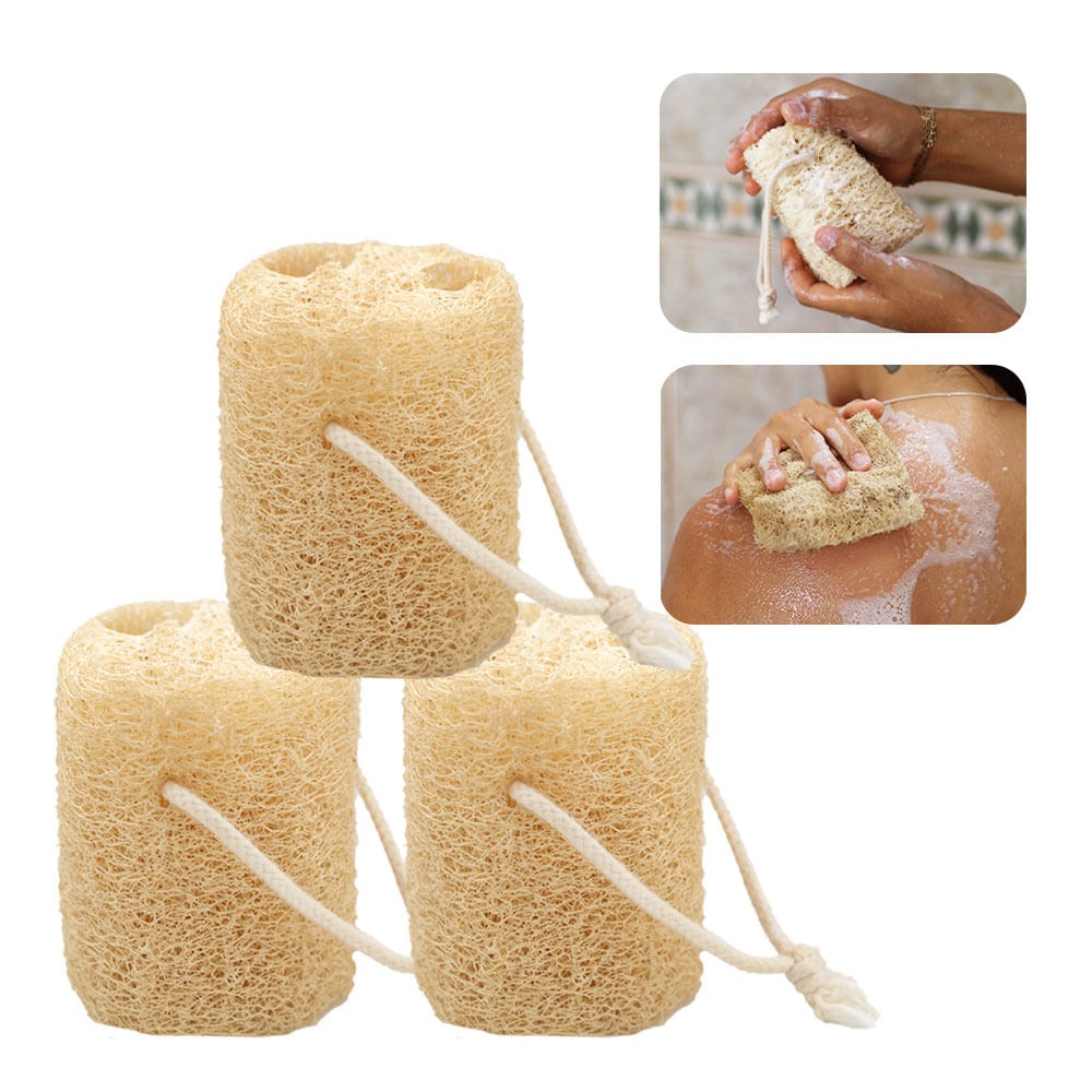 Esponja Vegetal Multiusos - Luffa Bamboo Balance Tripack