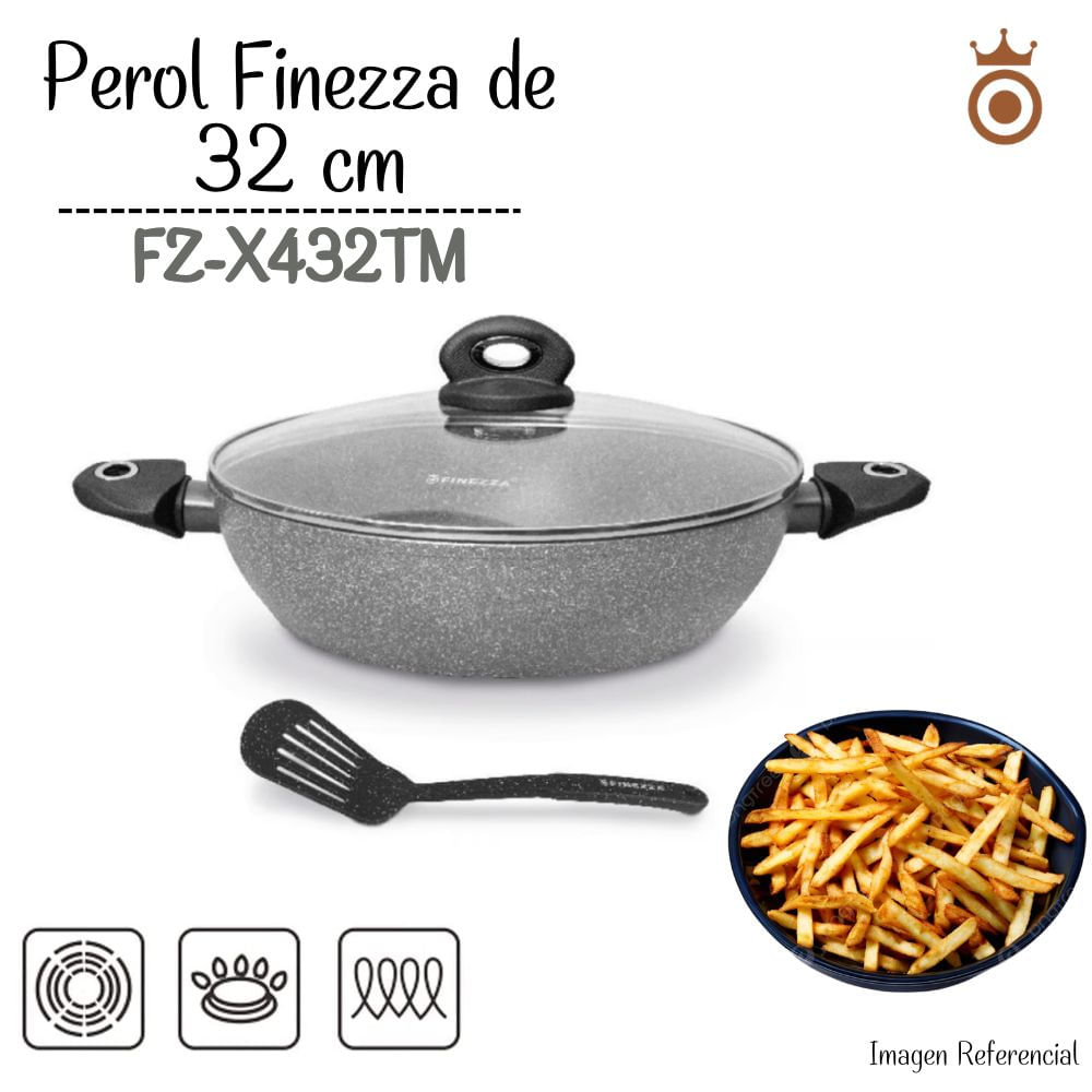 Perol Finezza Ultragranito 32 cm FZ-X432TM - GRIS