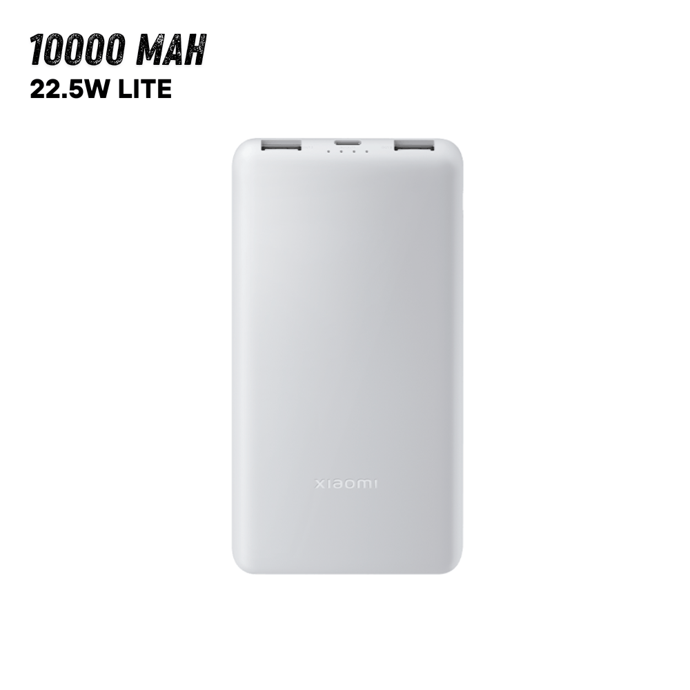 Batería Portátil XIAOMI 10000mAh 22.5W Lite Blanco