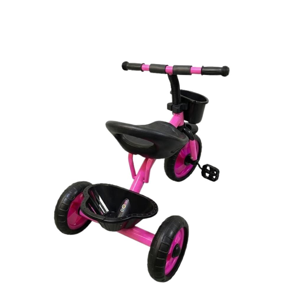 Triciclo Infantil Niños y Niñas 3 Ruedas Canasta Porta objetos Juguetes Peluche - Oechsle