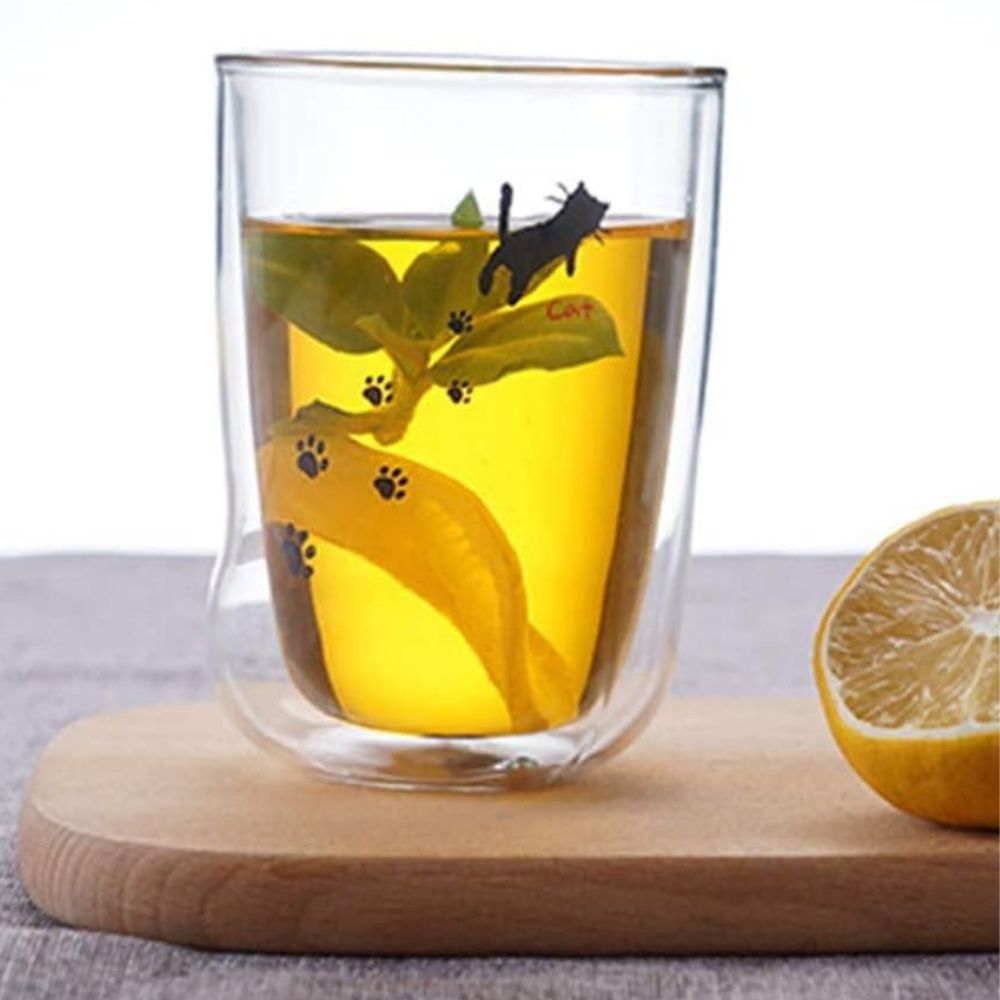 Vaso de cristal gato copito 300 ml