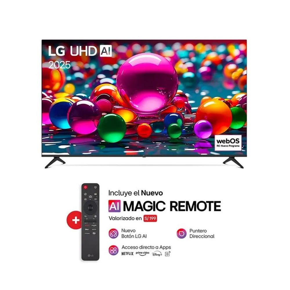 Televisor LG Led 75"" Smart UHD 4K THINQ AI 75UA8050PSA