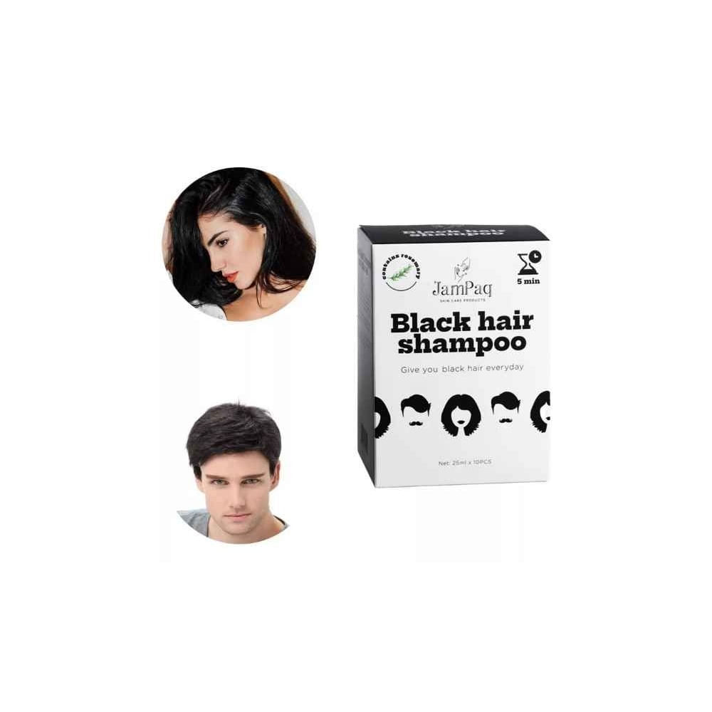 10 TINTE SHAMPOO JAMPAQ BLACK HAIR CON EXTRACTO DE ROMERO