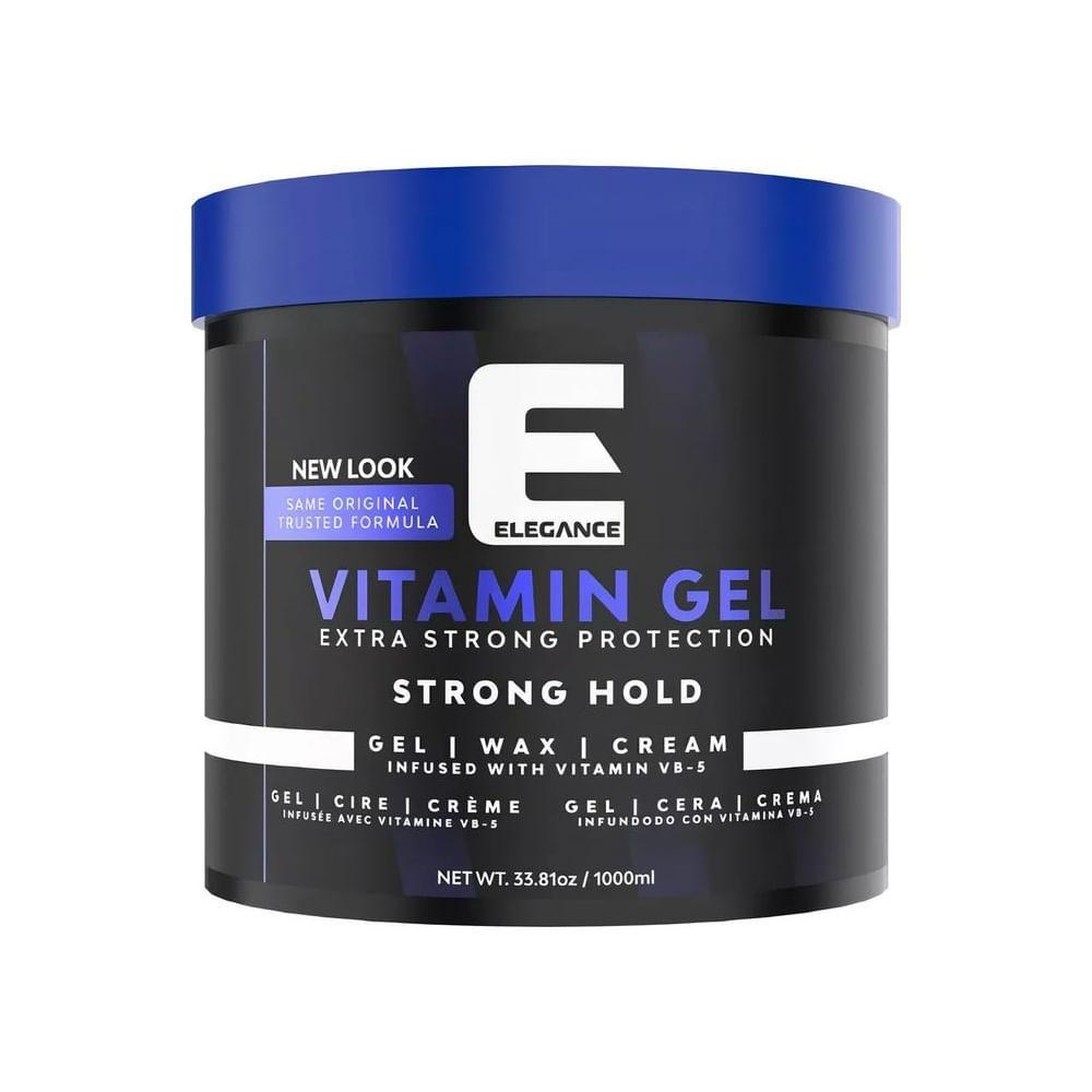 Gel Elegance Para Cabello 1000ml Vitamin Pro B5 Extra Fuerte