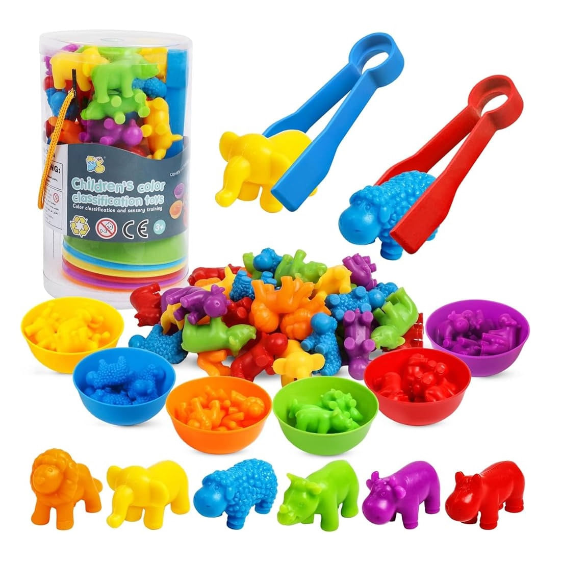 Clasificador Color Montessori - Animales