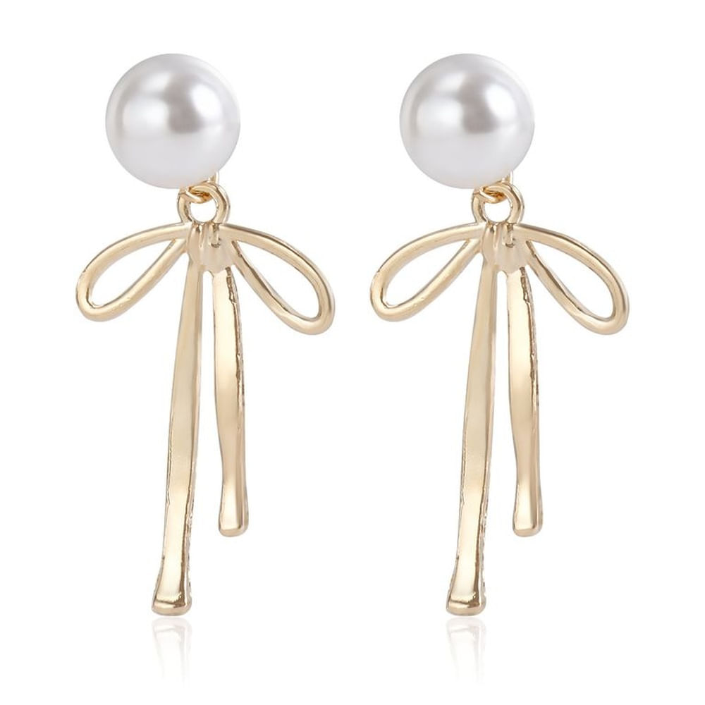 Arete elegante Pearl
