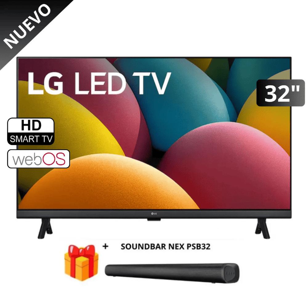 Smart TV LG 32 HD 32LR600BPSC con webOS y AI ThinQ con Soundbar