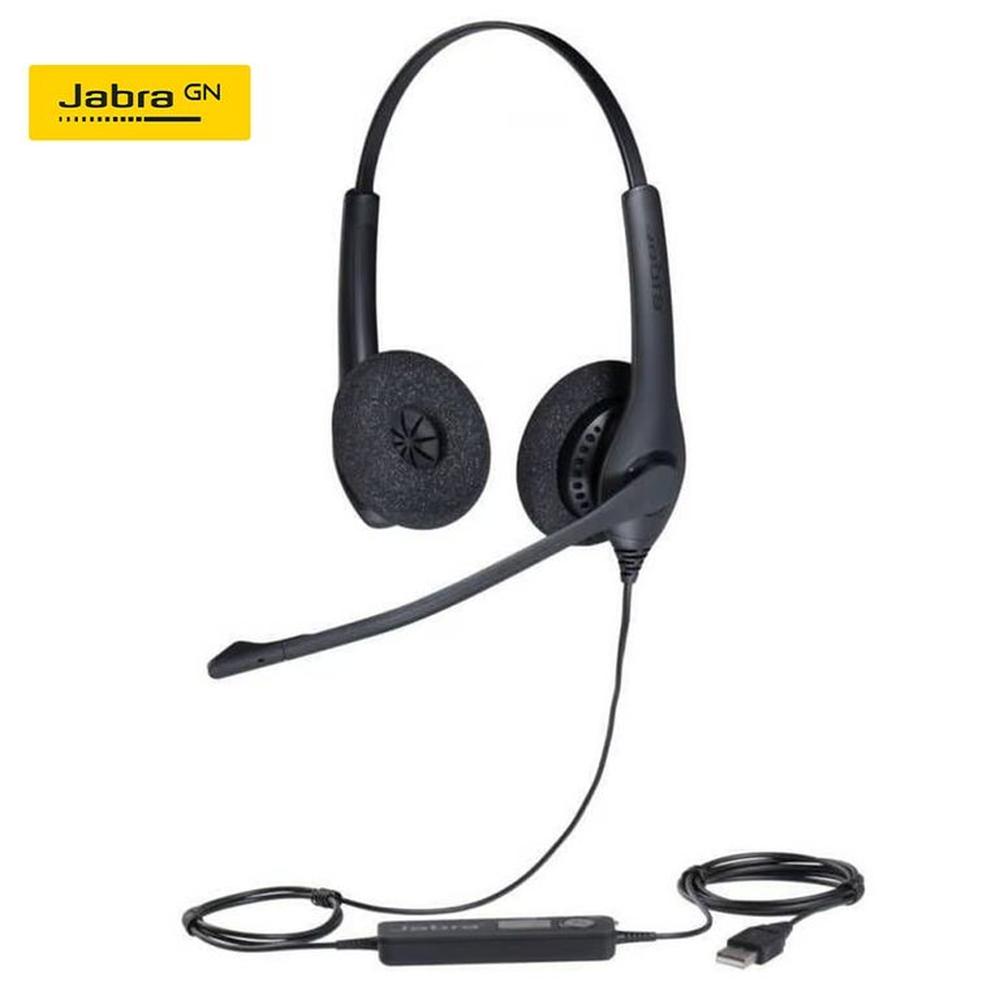 Auriculares Jabra Biz 1500 Duo USB Call Center con Micrófono Cancelación de Ruido