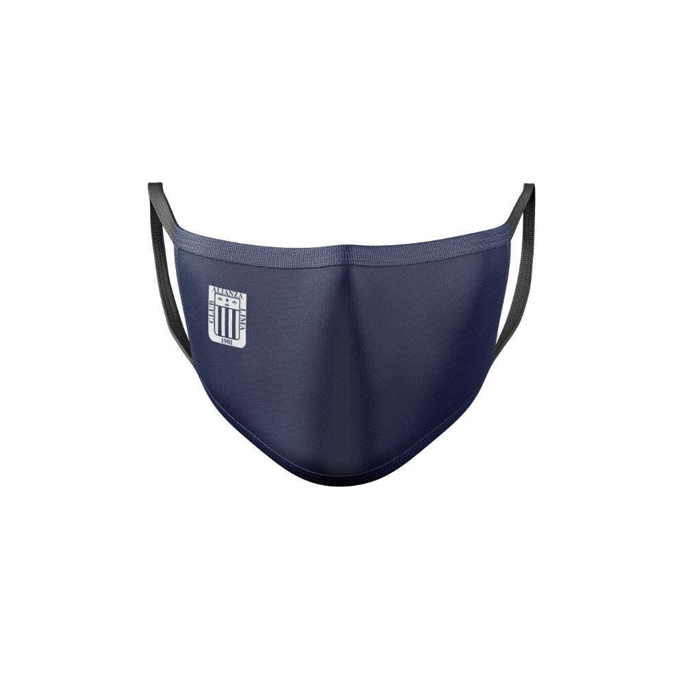 Mascarilla de Tela Oficial Alianza Lima 3 Capas C2 Azul