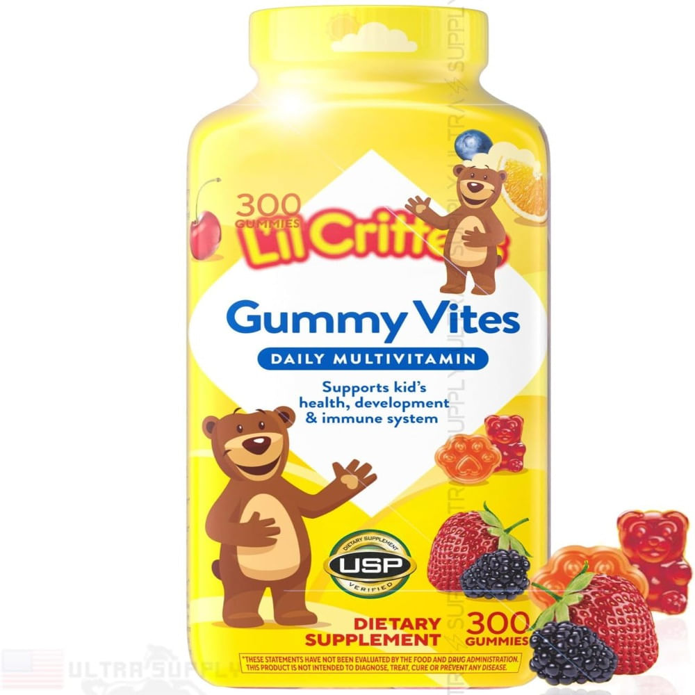 Lil Critters Gummy Vites 300 unidades Paquete económico