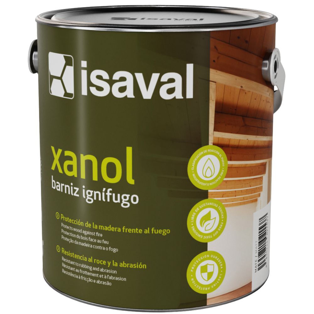 Xanol Barniz Ignifugo - Mate - 2.5 Litros