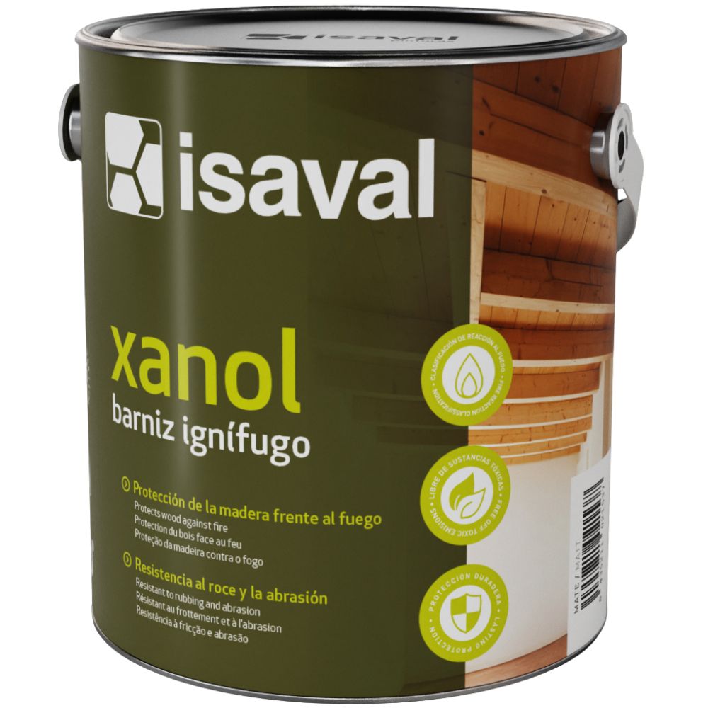 Xanol Barniz Ignifugo - Satinado - 2.5 Litros