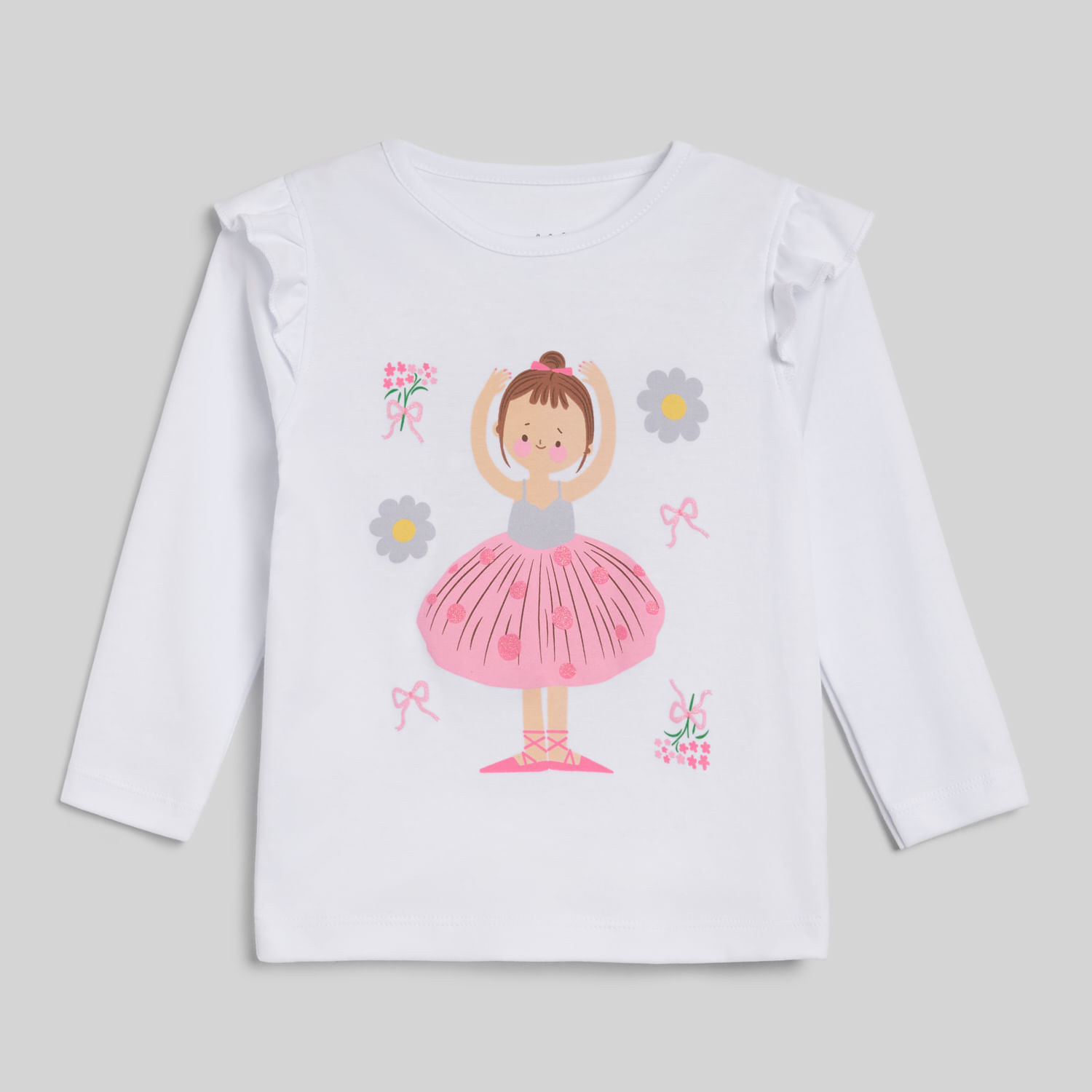 Polo Manga Larga Para Bebe Niña Alita Baby Circus