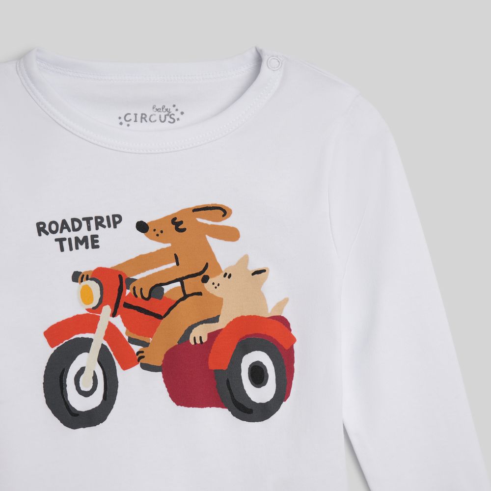 Polo Manga Larga Para Bebe Niño Gam Baby Circus | Oechsle.pe - Oechsle