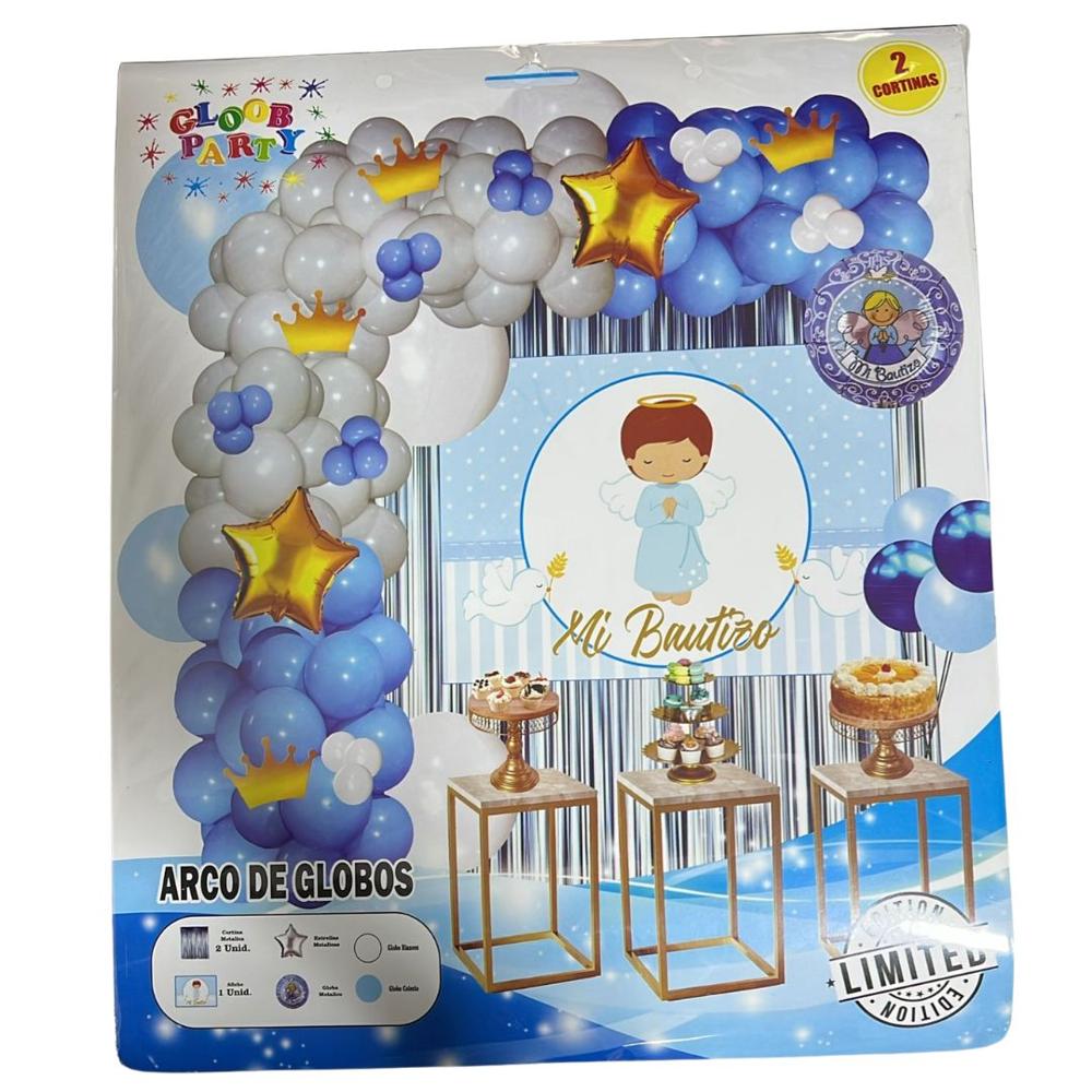 Globos Bouquet Mi Bautizo Niño