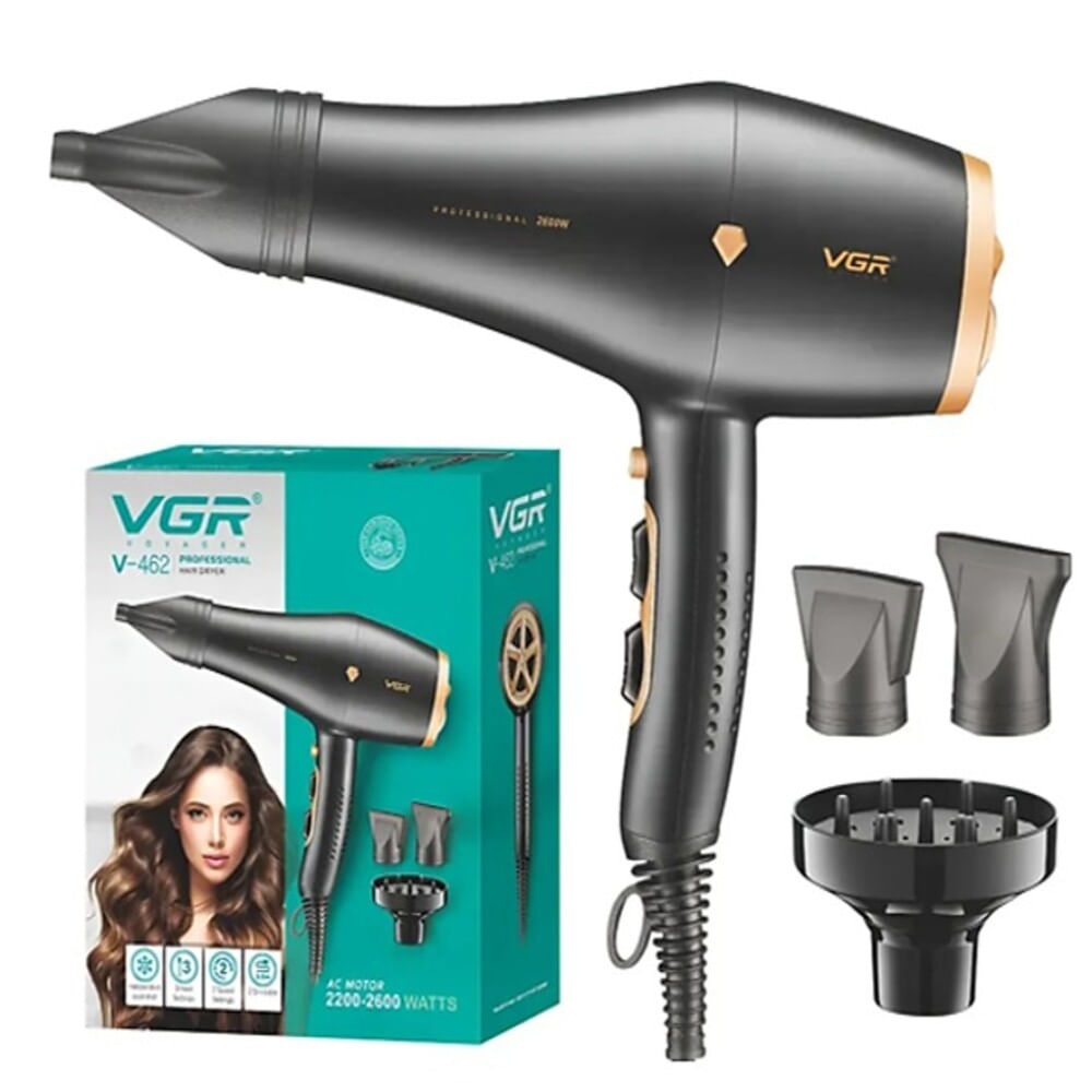 Secadora De Cabello Vgr V-462 Profesional Hair Motor AC