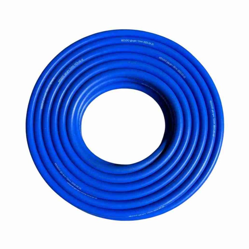 ROLLO DE MANGUERA DE AGUA GLP 16MM SILICONAD AZUL - 20MT