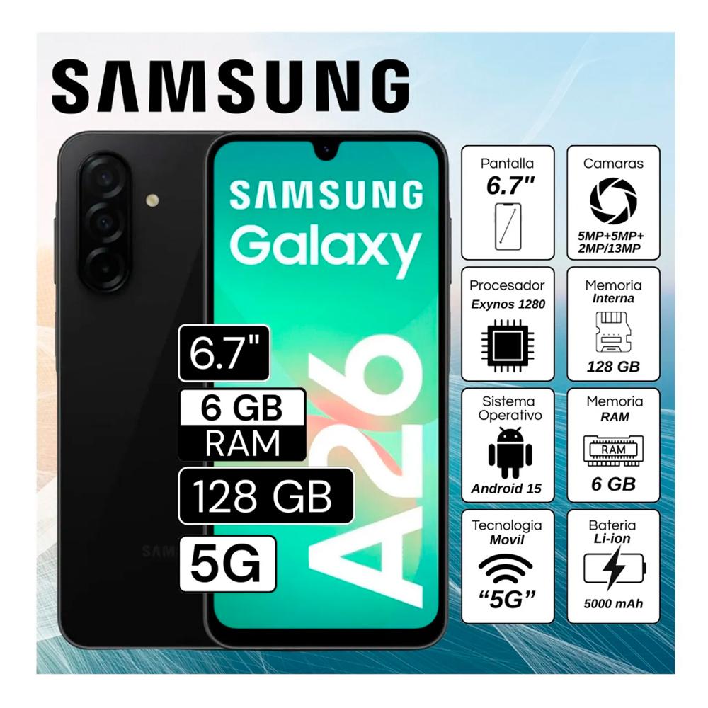 CELULAR GALAXY A26 6RAM 128GB