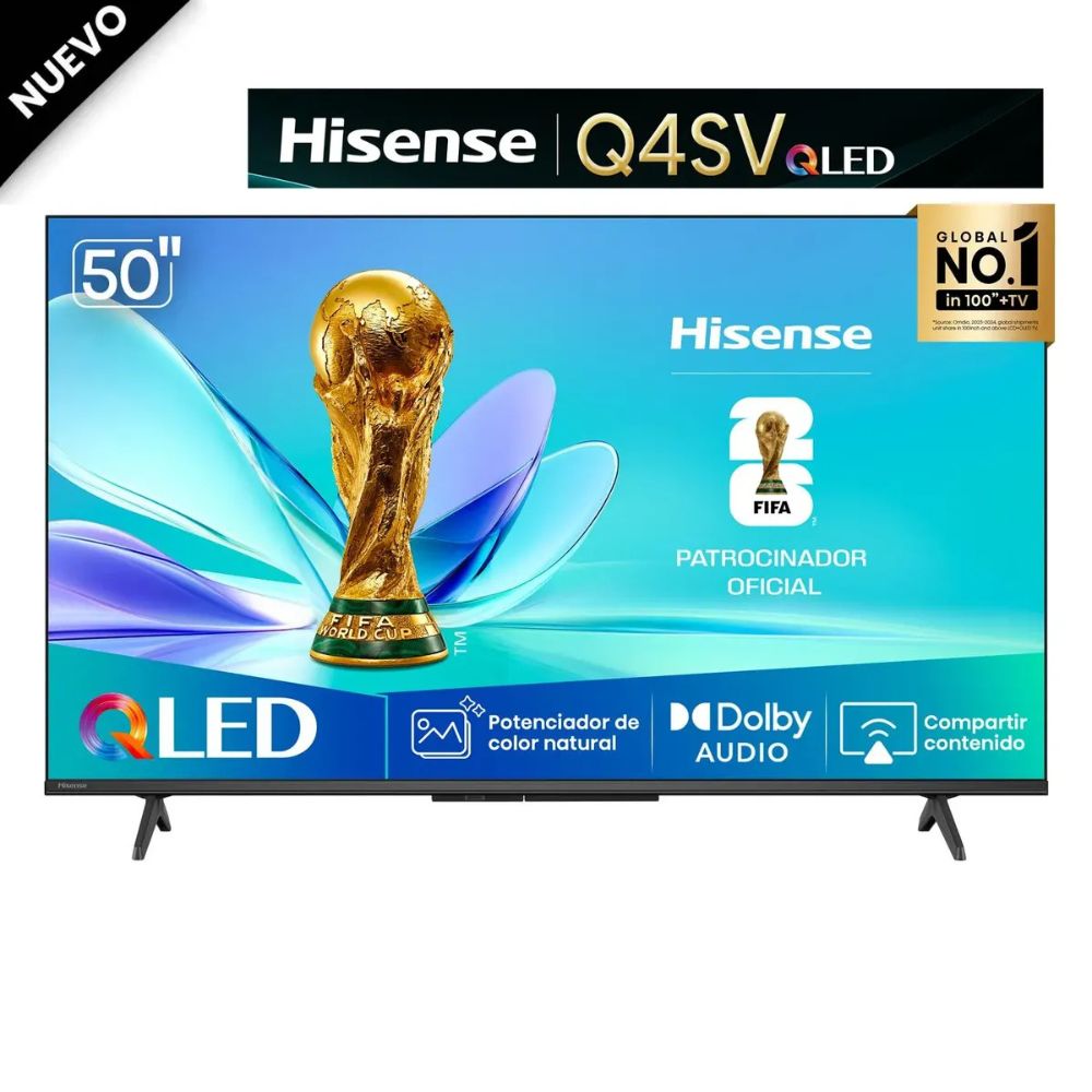Televisor Smart Full HD 50 Pulgadas Hisense QLED 50Q4SV