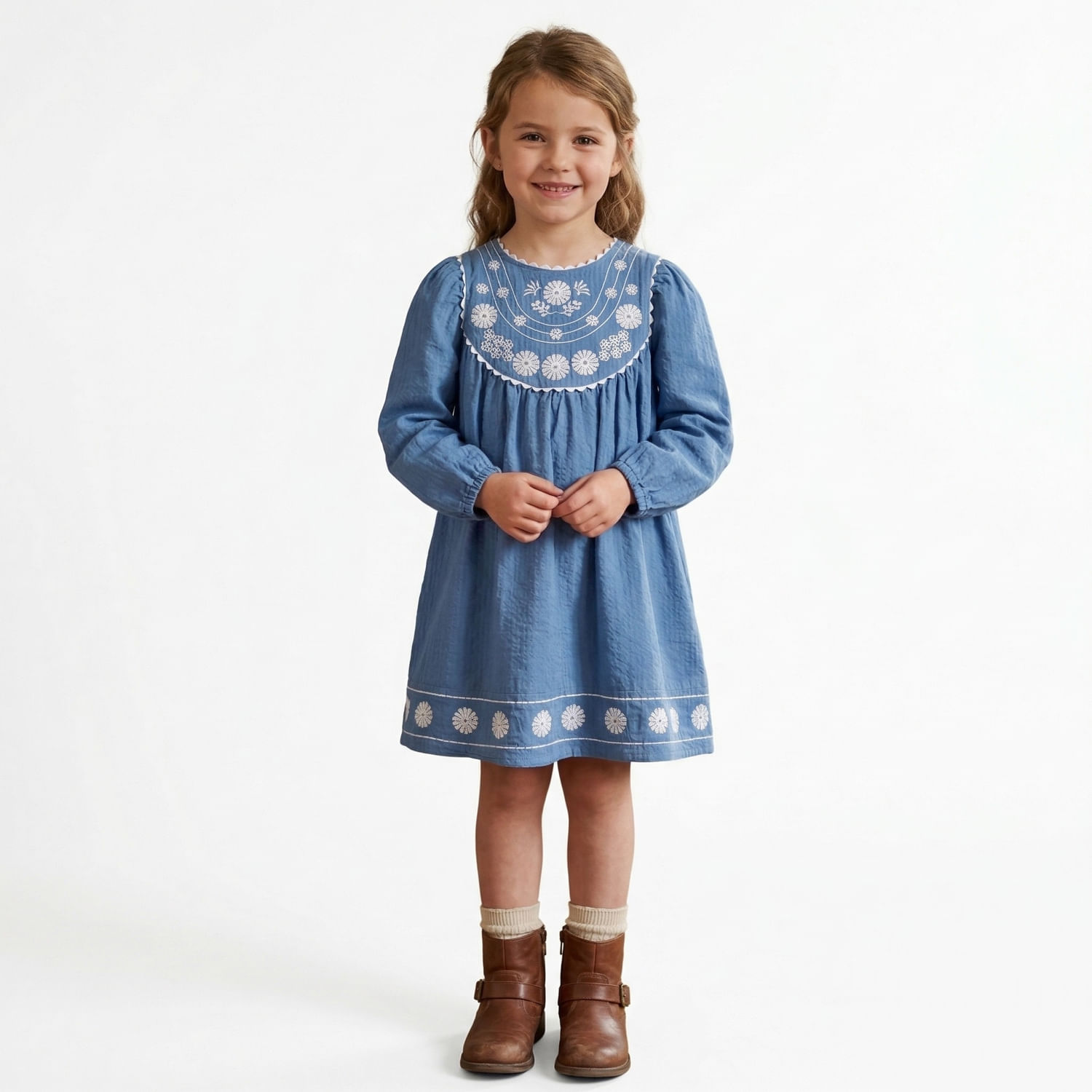 Vestido Para Niña Bord Garden Circus