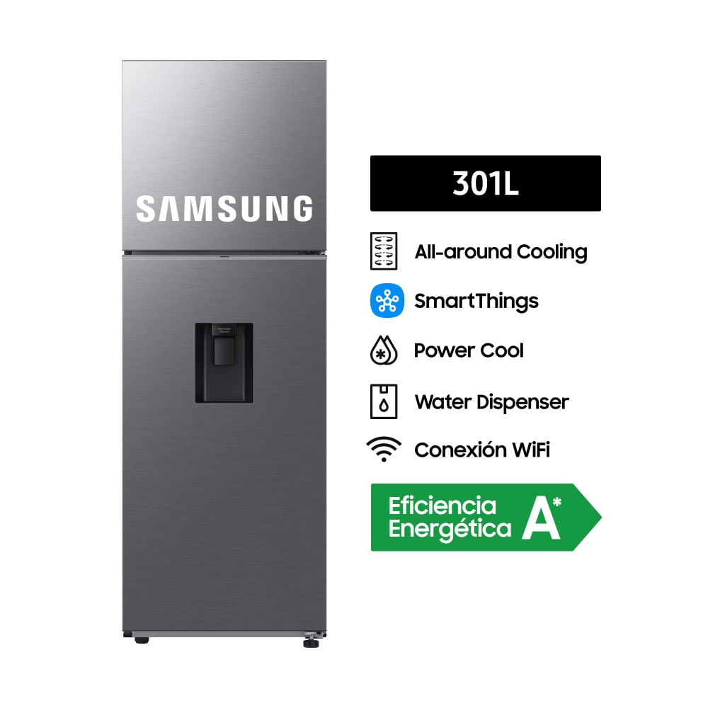 Refrigeradora Samsung 301LT RT31DG5220S9PE Silver Refrigeradora Samsung 301LT RT31DG5220S9PE Silver