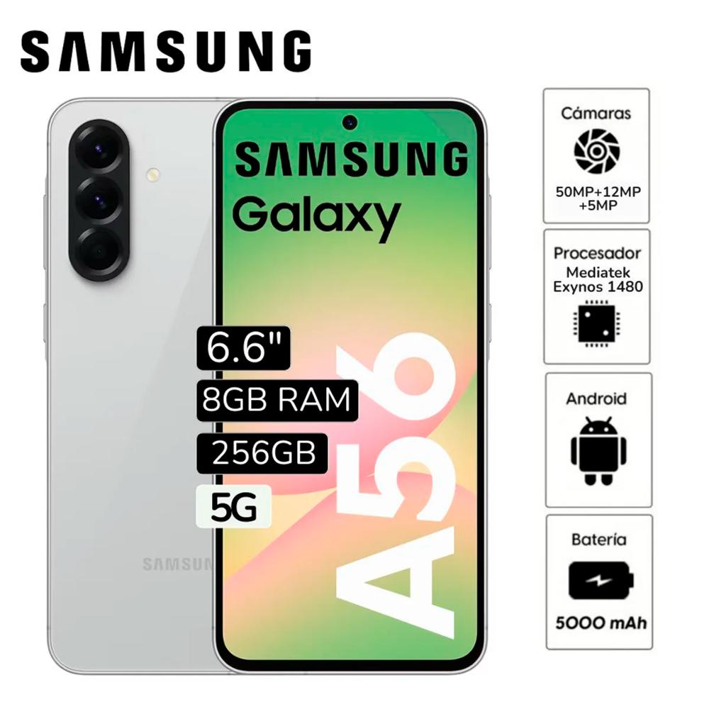 CELULAR GALAXY A56 5G 8RAM 256GB BLANCO