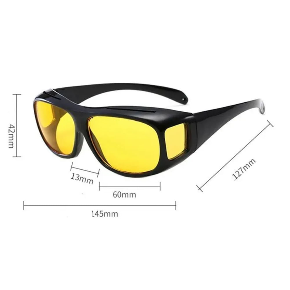 Lentes HD 2x1 Dia y Noche Negro
