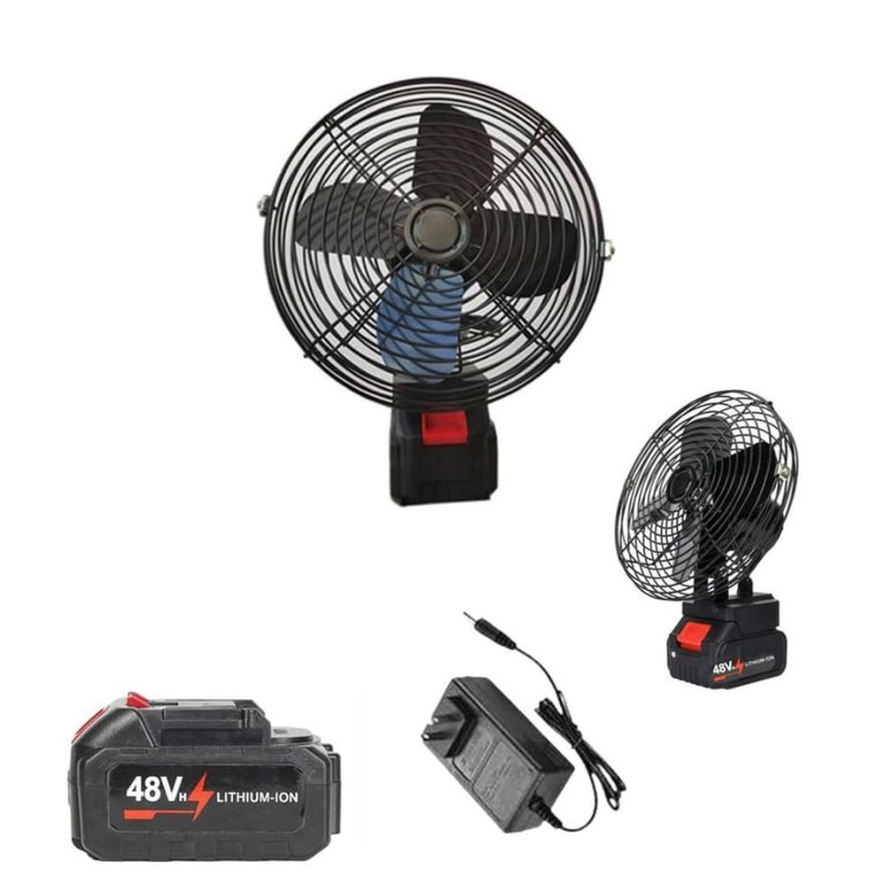 Ventilador Portátil Recargable Con 1 Batería